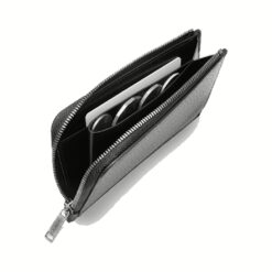 GRAMS(28) รุ่น 103 Zip Wallet - กระเป๋าสตางค์ - สี Pebbled Black