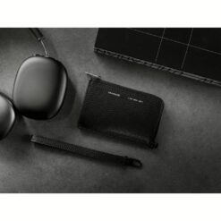 GRAMS(28) รุ่น 103 Zip Wallet - กระเป๋าสตางค์ - สี Pebbled Black