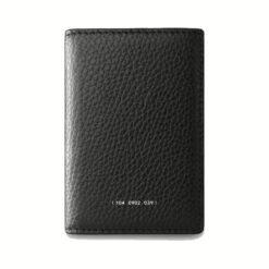 GRAMS(28) รุ่น 104 Fold-Out Wallet - กระเป๋าสตางค์ - สี Pebbled Black