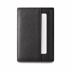 GRAMS(28) รุ่น 104 Fold-Out Wallet - กระเป๋าสตางค์ - สี Pebbled Black