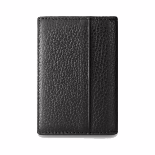 GRAMS(28) รุ่น 104 Fold-Out Wallet - กระเป๋าสตางค์ - สี Pebbled Black