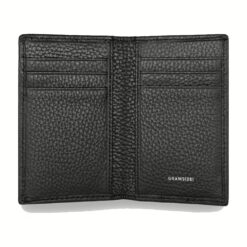 GRAMS(28) รุ่น 104 Fold-Out Wallet - กระเป๋าสตางค์ - สี Pebbled Black