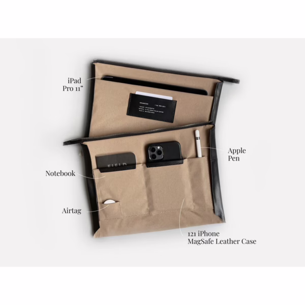 GRAMS(28) รุ่น 106 Leather Folio - ซองใส่แท็บเล็ต 11" - สี Nappa Black