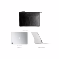 GRAMS(28) รุ่น 106 Leather Folio - ซองใส่แท็บเล็ต 11" - สี Nappa Black