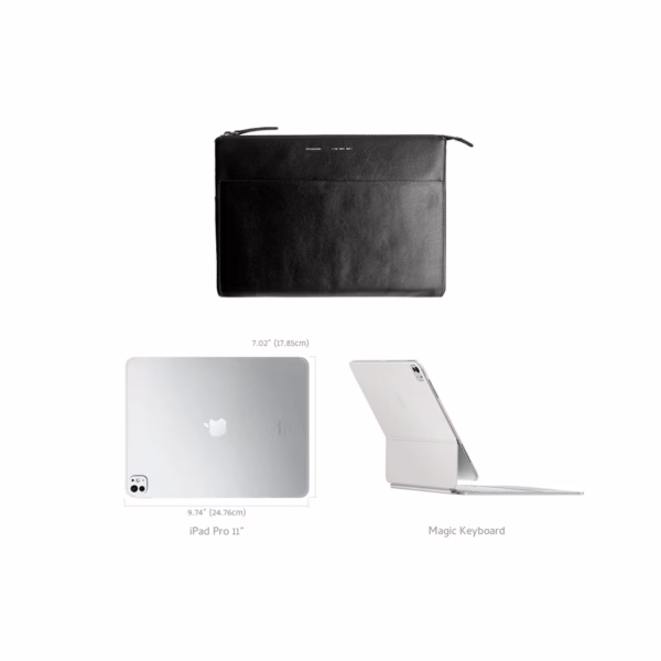 GRAMS(28) รุ่น 106 Leather Folio - ซองใส่แท็บเล็ต 11" - สี Nappa Black