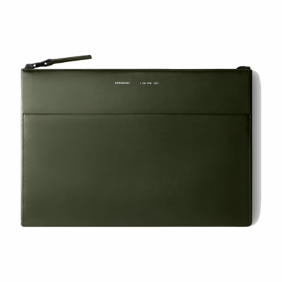 GRAMS(28) รุ่น 106 Leather Folio - ซองใส่แท็บเล็ต 11" - สี Nappa Olive