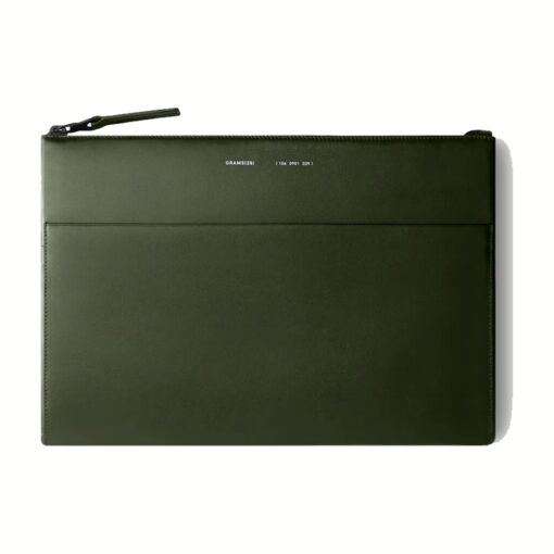 GRAMS(28) รุ่น 106 Leather Folio - ซองใส่แท็บเล็ต 11" - สี Nappa Olive