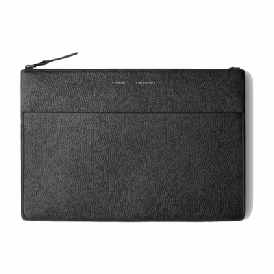 GRAMS(28) รุ่น 106 Leather Folio - ซองใส่แท็บเล็ต 11" - สี Pebbled Black