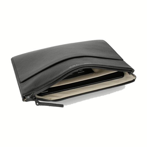 GRAMS(28) รุ่น 106 Leather Folio - ซองใส่แท็บเล็ต 11" - สี Pebbled Black - Image 3