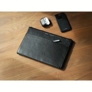 GRAMS(28) รุ่น 106 Leather Folio - ซองใส่แท็บเล็ต 11" - สี Pebbled Black