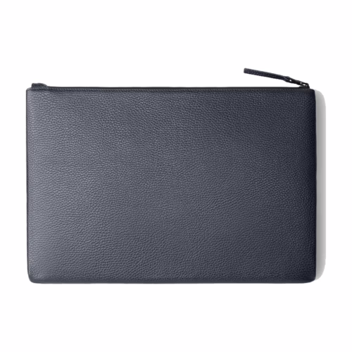 GRAMS(28) รุ่น 106 Leather Folio - ซองใส่แท็บเล็ต 11" - สี Pebbled Navy Blue