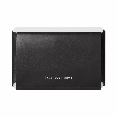 GRAMS(28) รุ่น 108 Cardholder (Nappa Leather) - กระเป๋าสตางค์ - สี Black