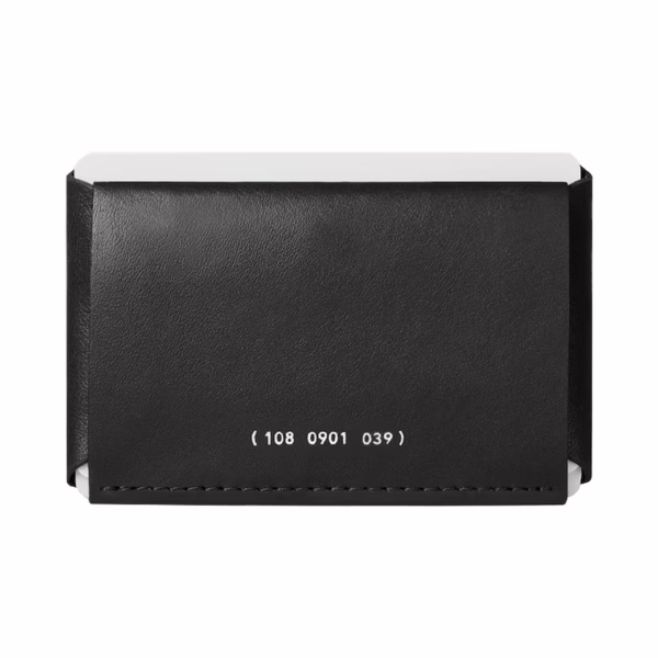 GRAMS(28) รุ่น 108 Cardholder (Nappa Leather) - กระเป๋าสตางค์ - สี Black