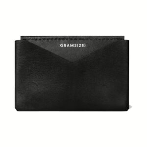 GRAMS(28) รุ่น 108 Cardholder (Nappa Leather) - กระเป๋าสตางค์ - สี Black