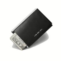 GRAMS(28) รุ่น 108 Cardholder (Nappa Leather) - กระเป๋าสตางค์ - สี Black