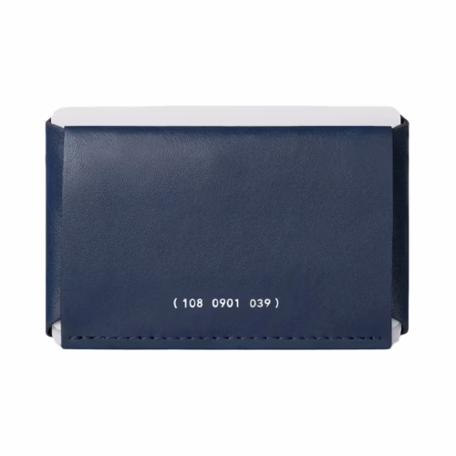 GRAMS(28) รุ่น 108 Cardholder (Nappa Leather) - กระเป๋าสตางค์ - สี Dark blue