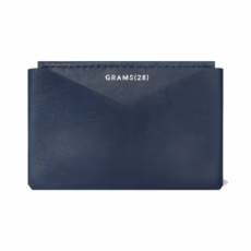 GRAMS(28) รุ่น 108 Cardholder (Nappa Leather) - กระเป๋าสตางค์ - สี Dark blue