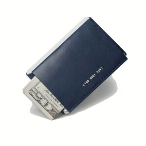 GRAMS(28) รุ่น 108 Cardholder (Nappa Leather) - กระเป๋าสตางค์ - สี Dark blue 7 GRAMS(28) รุ่น 108 Cardholder (Nappa Leather) - กระเป๋าสตางค์ - สี Dark blue