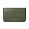 GRAMS(28) รุ่น 108 Cardholder (Nappa Leather) - กระเป๋าสตางค์ - สี Olive