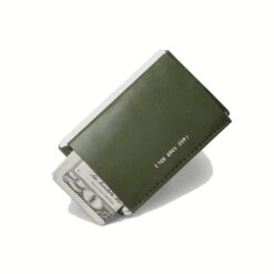 GRAMS(28) รุ่น 108 Cardholder (Nappa Leather) - กระเป๋าสตางค์ - สี Olive