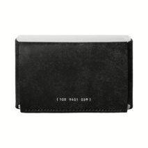 GRAMS(28) รุ่น 108 Cardholder (Snowflake Leather) - กระเป๋าสตางค์ - สี Black