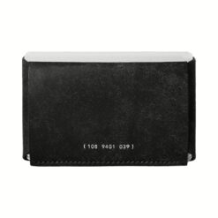 GRAMS(28) รุ่น 108 Cardholder (Snowflake Leather) - กระเป๋าสตางค์ - สี Black