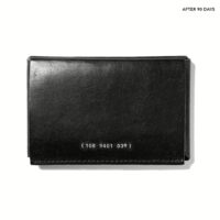 GRAMS(28) รุ่น 108 Cardholder (Snowflake Leather) - กระเป๋าสตางค์ - สี Black