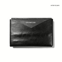 GRAMS(28) รุ่น 108 Cardholder (Snowflake Leather) - กระเป๋าสตางค์ - สี Black