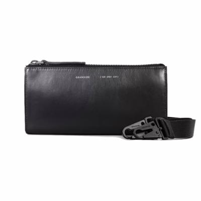 GRAMS(28) รุ่น 109 Essential Case - กระเป๋าอเนกประสงค์ - สี Nappa Black