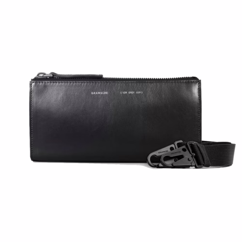 GRAMS(28) รุ่น 109 Essential Case - กระเป๋าอเนกประสงค์ - สี Nappa Black