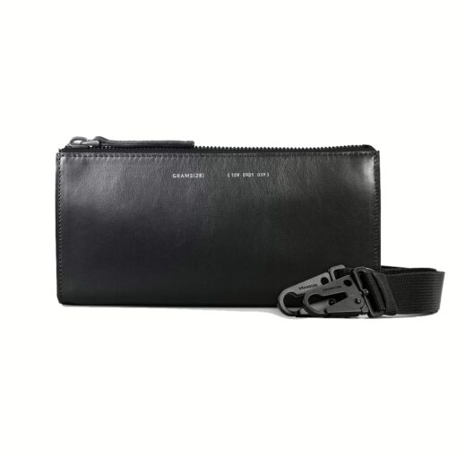 GRAMS(28) รุ่น 109 Essential Case - กระเป๋าอเนกประสงค์ - สี Nappa Black
