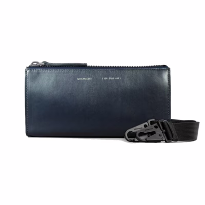 GRAMS(28) รุ่น 109 Essential Case - กระเป๋าอเนกประสงค์ - สี Nappa Dark Blue
