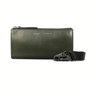 GRAMS(28) รุ่น 109 Essential Case - กระเป๋าอเนกประสงค์ - สี Nappa Olive