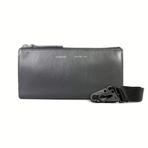 GRAMS(28) รุ่น 109 Essential Case - กระเป๋าอเนกประสงค์ - สี Nappa Fossil Grey
