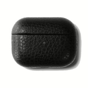 GRAMS(28) รุ่น 112 AirPods Pro Case (Pebbled Leather) - เคส AirPods Pro 2/1 - สี Black
