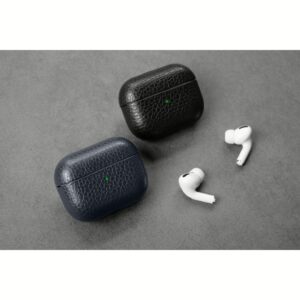 GRAMS(28) รุ่น 112 AirPods Pro Case (Pebbled Leather) - เคส AirPods Pro 2/1 - สี Black