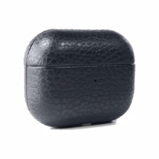 GRAMS(28) รุ่น 112 AirPods Pro Case (Pebbled Leather) - เคส AirPods Pro 2/1 - สี Navy Blue