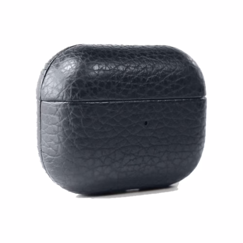 GRAMS(28) รุ่น 112 AirPods Pro Case (Pebbled Leather) - เคส AirPods Pro 2/1 - สี Navy Blue