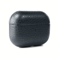GRAMS(28) รุ่น 112 AirPods Pro Case (Pebbled Leather) - เคส AirPods Pro 2/1 - สี Navy Blue