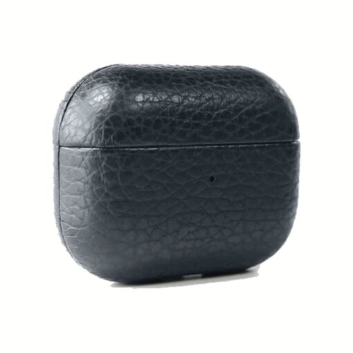 GRAMS(28) รุ่น 112 AirPods Pro Case (Pebbled Leather) - เคส AirPods Pro 2/1 - สี Navy Blue - Image 4