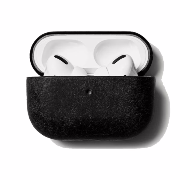 GRAMS(28) รุ่น 112 AirPods Pro Case (Snowflake Leather) - เคส AirPods Pro 2/1 - สี Black