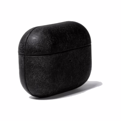 GRAMS(28) รุ่น 112 AirPods Pro Case (Snowflake Leather) - เคส AirPods Pro 2/1 - สี Black