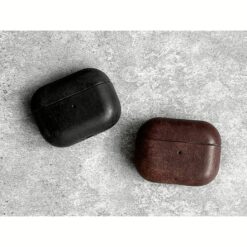 GRAMS(28) รุ่น 112 AirPods Pro Case (Snowflake Leather) - เคส AirPods Pro 2/1 - สี Black