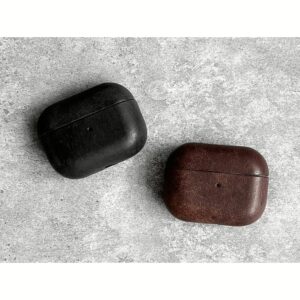 GRAMS(28) รุ่น 112 AirPods Pro Case (Snowflake Leather) - เคส AirPods Pro 2/1 - สี Black