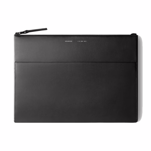 GRAMS(28) รุ่น 113 Leather Folio - ซองใส่แท็บเล็ต 13" - สี Nappa Black