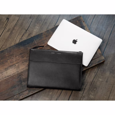 GRAMS(28) รุ่น 113 Leather Folio - ซองใส่แท็บเล็ต 13" - สี Nappa Black
