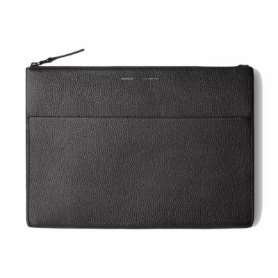 GRAMS(28) รุ่น 113 Leather Folio - ซองใส่แท็บเล็ต 13" - สี Pebbled Black