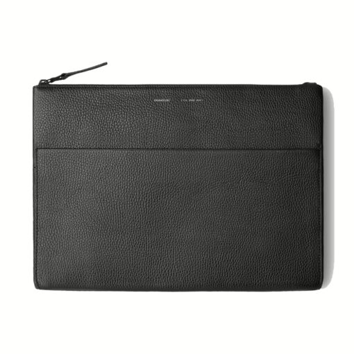 GRAMS(28) รุ่น 113 Leather Folio - ซองใส่แท็บเล็ต 13" - สี Pebbled Black