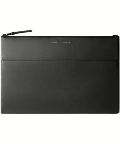 GRAMS(28) รุ่น 114 Leather Folio - ซองใส่ MacBook Air 13" (M2/M3) / MacBook Pro 13" (M1/M2) - สี Nappa Black