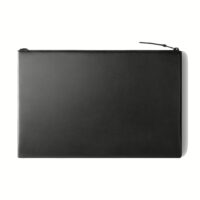 GRAMS(28) รุ่น 114 Leather Folio - ซองใส่ MacBook Air 13" (M2/M3) / MacBook Pro 13" (M1/M2) - สี Nappa Black